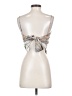 Fashion Silver Sleeveless Top Size S - photo 2
