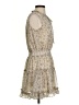 Papermoon 100% Polyester Tweed Tan Cocktail Dress Size S - photo 4