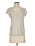 Majestic 100% Viscose Gray Short Sleeve Top Size 2 - photo 1