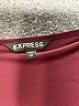 Express Solid Burgundy Casual Dress Size XS - photo 7