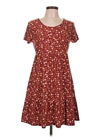 Pink Rose Casual Dress (view 1)