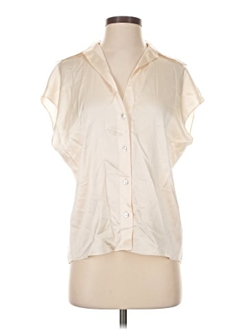 Vince. Sleeveless Silk Top (view 1)