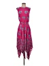 Maje 100% Viscose Paisley Pink Cocktail Dress Size Sm (1) - photo 1