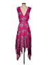 Maje 100% Viscose Paisley Pink Cocktail Dress Size Sm (1) - photo 2