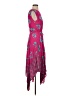 Maje 100% Viscose Paisley Pink Cocktail Dress Size Sm (1) - photo 4