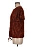 Lavish Brown Short Sleeve Blouse Size M - photo 5