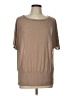 Cato Tan Short Sleeve Top Size L - photo 1