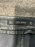 Zara Basic Metallic Black Shorts Size L - photo 3