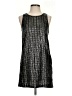 Forever 21 100% Polyester Metallic Black Cocktail Dress Size S - photo 1
