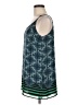 CAbi 100% Polyester Teal Sleeveless Blouse Size M - photo 5
