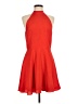 Naven 100% Polyester Solid Red Cocktail Dress Size 6 - photo 1