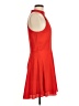 Naven 100% Polyester Solid Red Cocktail Dress Size 6 - photo 4