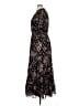 Torrid 100% Polyester Floral Black Casual Dress Size 1X Plus (1) - photo 5