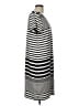 Chico's Stripes Gray Casual Dress Size Lg (2) - photo 4