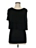 VERTIGO 100% Rayon Black Short Sleeve Top Size M - photo 1