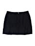 IZOD 100% Polyester Solid Black Casual Skirt Size 10 - photo 1