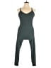Zella Solid Green Jumpsuit Size XL - photo 1