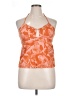 Volcom Orange Sleeveless Blouse Size 14 - photo 1