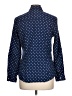 Laura Ashley Polka Dots Blue Long Sleeve Button-Down Shirt Size 10 - photo 2
