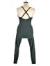Zella Solid Green Jumpsuit Size XL - photo 2