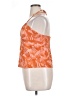 Volcom Orange Sleeveless Blouse Size 14 - photo 5