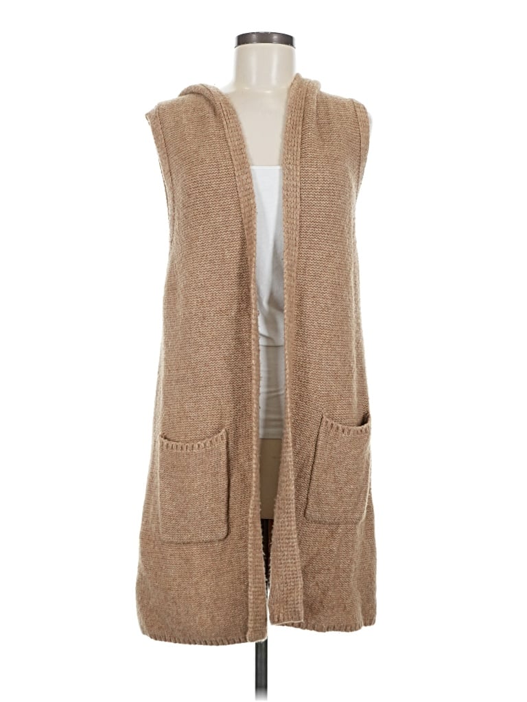 Pre-owned Tahari Sweater Vest In Tan