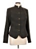 CAbi Chevron-herringbone Gray Jacket Size 10 - photo 1