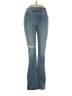 Express Hearts Blue Jeans Size 4 - photo 1
