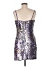 Ramy Brook 100% Polyester Metallic Purple Cocktail Dress Size 6 - photo 2