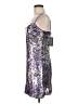Ramy Brook 100% Polyester Metallic Purple Cocktail Dress Size 6 - photo 5