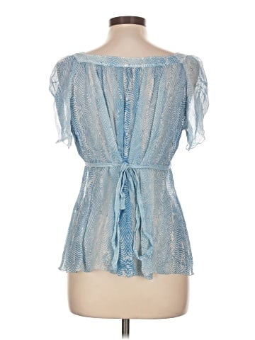 Tahari Short Sleeve Silk Top (view 2)
