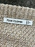Pink Clover 100% Polyester Metallic Tan Pullover Sweater Size S - photo 7