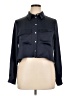 Zara 100% Polyester Black Long Sleeve Blouse Size XL - photo 1