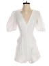 Express 100% Cotton White Romper Size XS - photo 1
