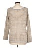 John Paul Richard Metallic Tan Pullover Sweater Size L - photo 2