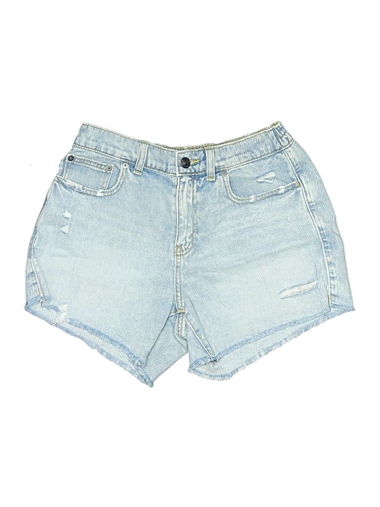 Pre-owned Aerie Denim Shorts In Blue