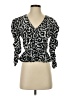 Topshop Black 3/4 Sleeve Blouse Size 2 - photo 1