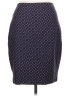 Express Argyle Blue Casual Skirt Size 10 - photo 1