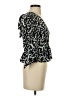 Topshop Black 3/4 Sleeve Blouse Size 2 - photo 4