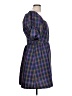 Old Navy 100% Polyester Plaid Purple Cocktail Dress Size L (tall) - photo 4