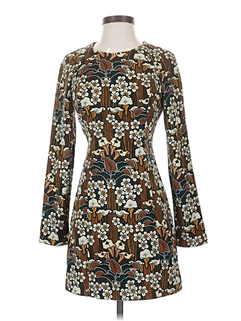 Pre-owned Trafaluc By Zara Casual Dress In Brown