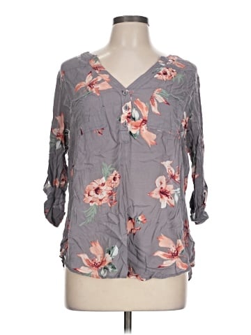 Torrid 3/4 Sleeve Blouse (view 1)