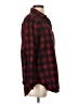 L.L.Bean Plaid Red Long Sleeve Button-Down Shirt Size S - photo 4