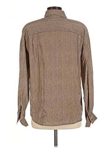 Linda Allard Ellen Tracy Long Sleeve Silk Top (view 2)