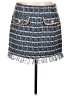 Aqua Tweed Blue Casual Skirt Size L - photo 1