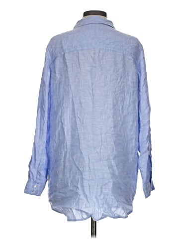 Sigrid Olsen Long Sleeve Button-Down Shirt (view 2)