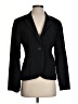 Theory Chevron-herringbone Black Wool Blazer Size 4 - photo 1