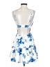 Shein Floral Blue Cocktail Dress Size 4 - photo 2