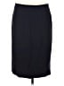 Theory Solid Black Wool Skirt Size 6 - photo 1