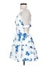 Shein Floral Blue Cocktail Dress Size 4 - photo 5